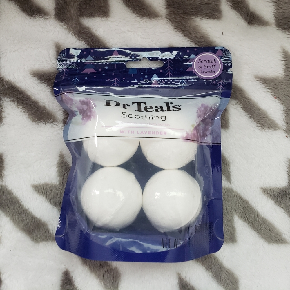 Dr Teal's Nourishing Coconut Oil Ultra Moisturizing Bath Bomb - 4ct